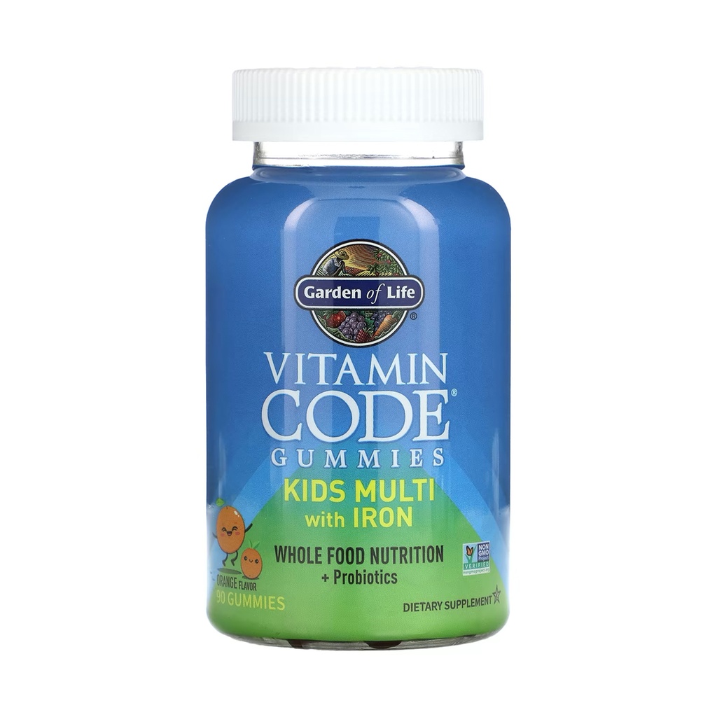 Garden Vitamin Code Kids Multi with Iron Gummies
