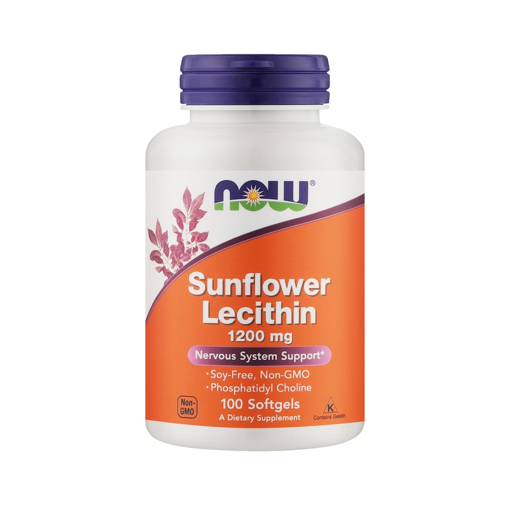 NOW Sunflower Lecithin 1200mg