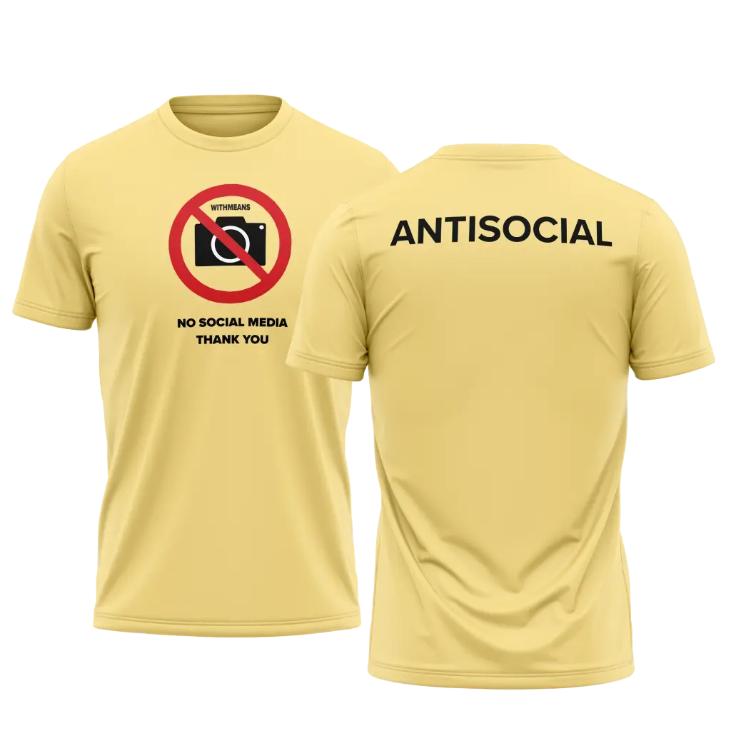 Withmeans Cotton Jersey T-Shirt AntiSocial