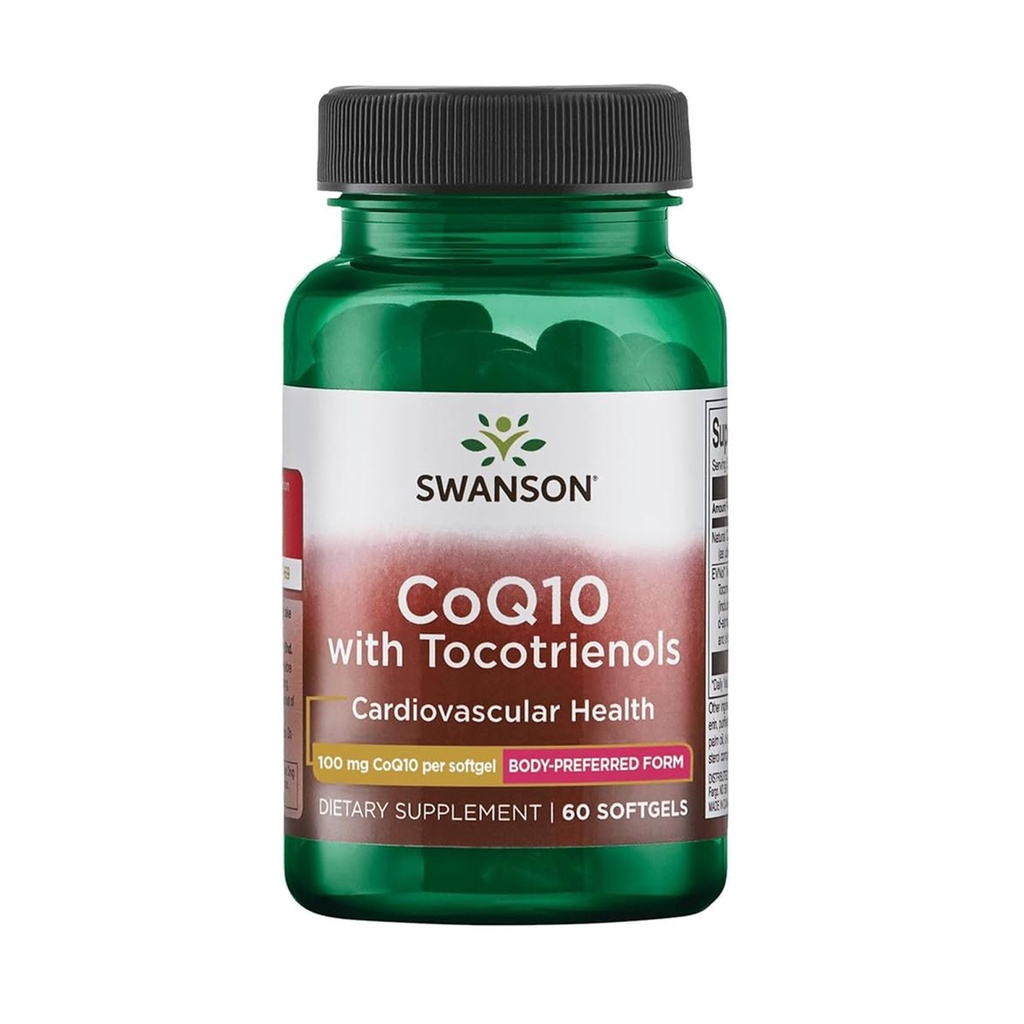 AKCIJA Swanson CoQ10 100mg with Tocotrienols