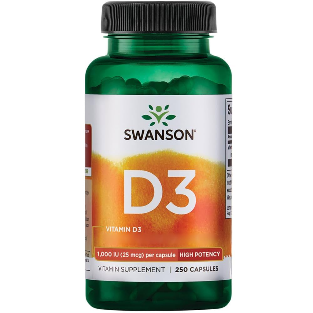 AKCIJA Swanson Vitamin D3, 1000 IU