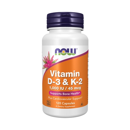 NOW Vitamin D3 & K2