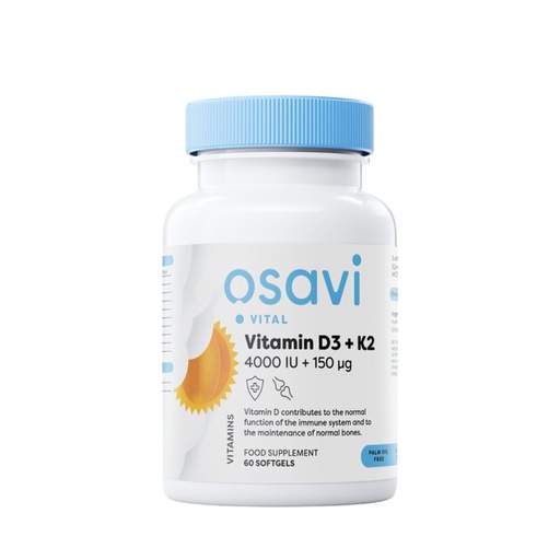 Osavi Vitamin D3+K2, 4000 IU + 150 μg